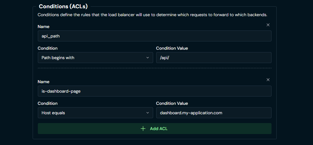 Load Balancer Create Frontend