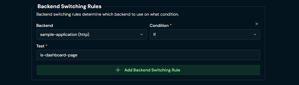 Load Balancer Create Frontend