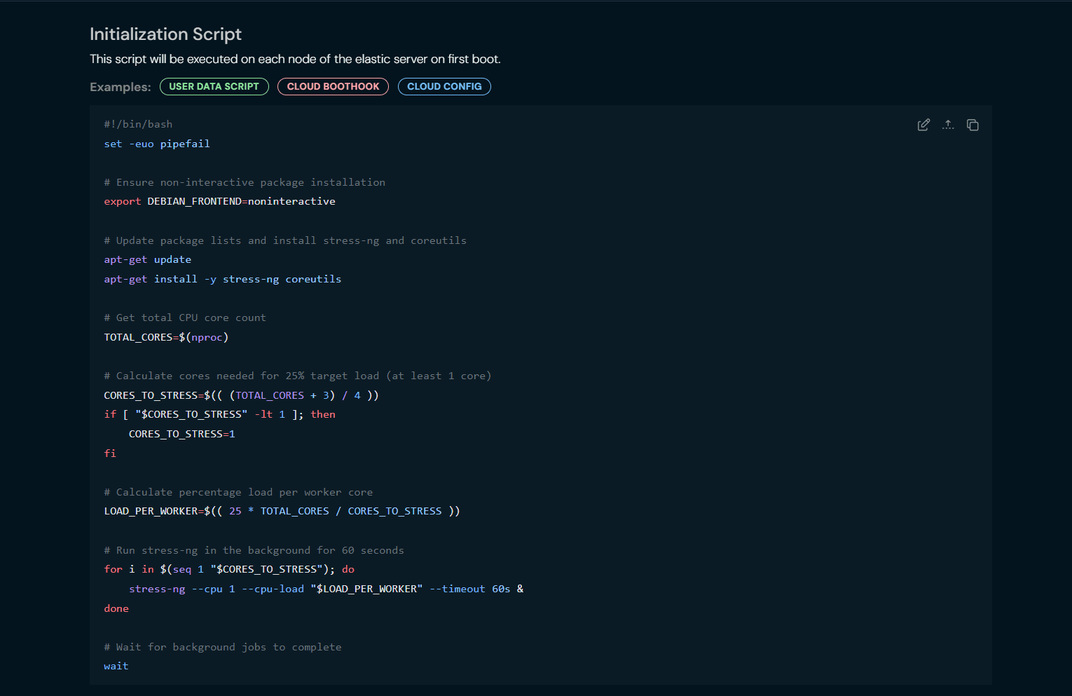 Initialization Script